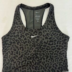 Nike Leopard Print Slim Fit Tank size XS